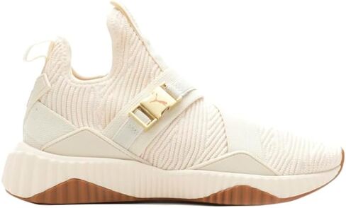 PUMA Kids Girls Defy Mid Varsity Slip On Sneakers Shoes Casual - Beige in Saudi Arabia