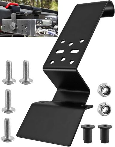 Radio Mount Bracket Heavy-Duty Steel Fit for Jeep Wrangler JK 2007-2018, CB Radio Mount Holder No-Drill Bracket in Saudi Arabia