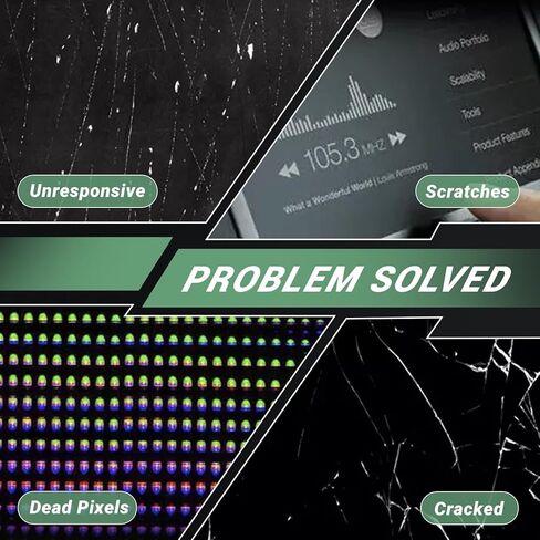 Touch Screen Digitizer, 7'' Touchscreen Replacement for Mazda 6 2017 2018 2019, 50-Pin Anti-Glare Display Glass, Radio Screen Digitizer Replaces GRT7611J0 GRT7611J0A GRT7611J0B in Kuwait