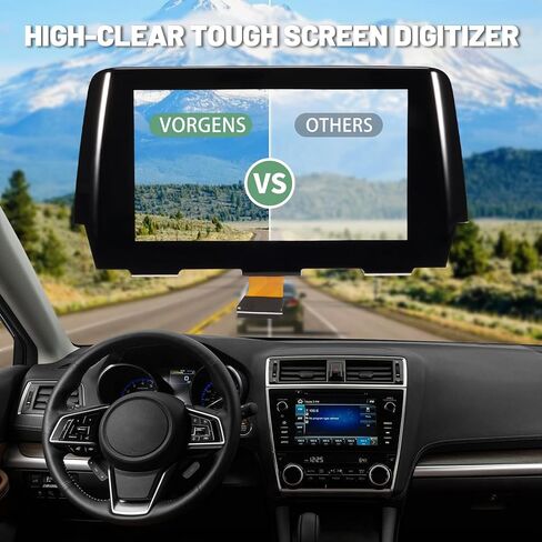 Touch Screen Digitizer, 7'' Touchscreen Replacement for Mazda 6 2017 2018 2019, 50-Pin Anti-Glare Display Glass, Radio Screen Digitizer Replaces GRT7611J0 GRT7611J0A GRT7611J0B in Kuwait