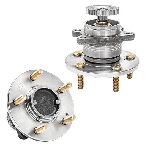 Detroit Axle - Front Wheel Bearing Hubs for 2014-2023 Jeep Cherokee [w/Off Road Suspension], 2 Wheel Bearing & Hubs Assembly 2015 2016 2017 2018 2019 2020 2021 2022 Replacement in Saudi Arabia