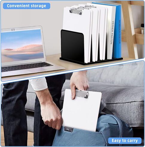 Dry Erase Clipboard 10 Pack, Clip Boards 9"x12" Whiteboard Clipboards Bulk Double Sided White Board for Classroom, Students, Office & School Supply in Saudi Arabia