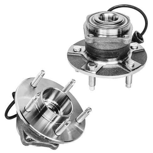 Detroit Axle - Front Wheel Bearing Hubs for 2014-2023 Jeep Cherokee [w/Off Road Suspension], 2 Wheel Bearing & Hubs Assembly 2015 2016 2017 2018 2019 2020 2021 2022 Replacement in Saudi Arabia