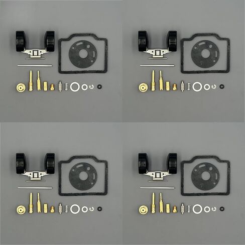 Carburetor Repair Kit Fit for Honda CB750K 1969-1976 Motorcycle 4 Carb Rebuild Kit Black in Saudi Arabia