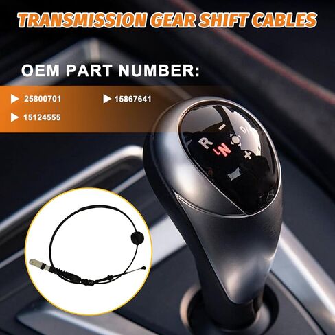 25800701 Automatic Transmission Shift Cables Compatible with Chevy Colorado 2004-2008,for GMC Canyon 2004-2008，15867641,15124555 Auto Trans Gearshift Control Cable in Kuwait