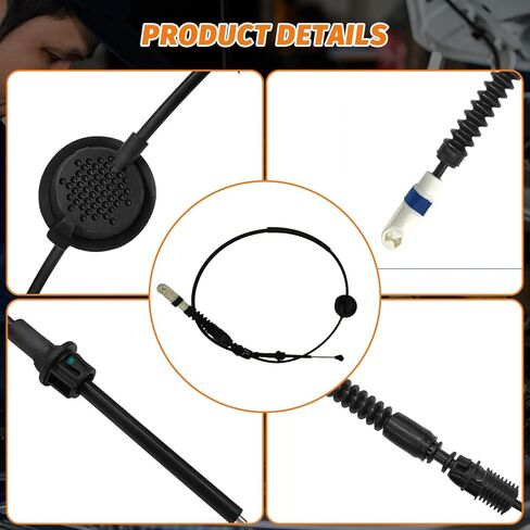 25800701 Automatic Transmission Shift Cables Compatible with Chevy Colorado 2004-2008,for GMC Canyon 2004-2008，15867641,15124555 Auto Trans Gearshift Control Cable in Kuwait