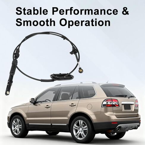 Automatic Transmission Gear Shifter Cable Replacement for 15785087 Compatible with Chevy Trailblazer SSR GMC Envoy Buick Rainier Oldsmobile Bravada Saab 9-7x Isuzu Ascender Shift Cable in Saudi Arabia