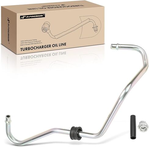 A-Premium Turbocharger Oil Supply Line Compatible with Ford F-250 F-350 Super Duty 2011 2012 2013 2014, 6.7L in Saudi Arabia