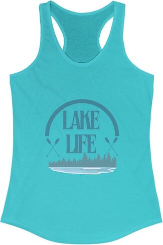 Lake Life Racerback Tank Top for Women in Saudi Arabia