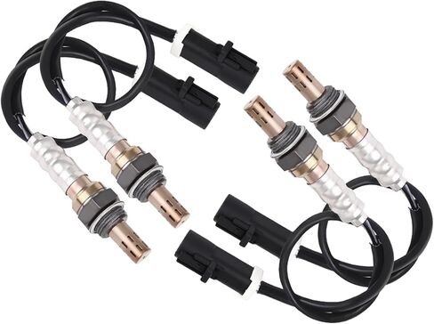 O2 Oxygen Sensor Upstream and Downstream Replacement for Ford F150 F250 F350 E150 E250 E350 Super Duty Ranger Escape Explorer Sport Trac, for Mazda Tribute Lincoln Mercury Replace 15717 15716 4Pcs in Saudi Arabia