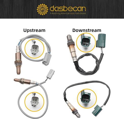 Dasbecan 4PCS Oxygen O2 Sensor Downstream Upstream 5.6L V8 Compatible with Nissan Pathfinder Titan 2008-2015, Armada 2008-2013, Infiniti Qx56 2008-2010 234-9038 & 234-4835 in Saudi Arabia