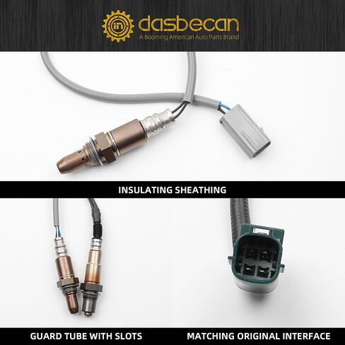 Dasbecan 4PCS Oxygen O2 Sensor Downstream Upstream 5.6L V8 Compatible with Nissan Pathfinder Titan 2008-2015, Armada 2008-2013, Infiniti Qx56 2008-2010 234-9038 & 234-4835 in Saudi Arabia