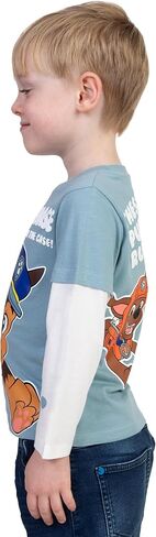 Paw Patrol Boys Tshirt, Chase Kids T Shirt, Cotton Kids Clothes, Long Sleeve Boys' T-Shirts in Saudi Arabia