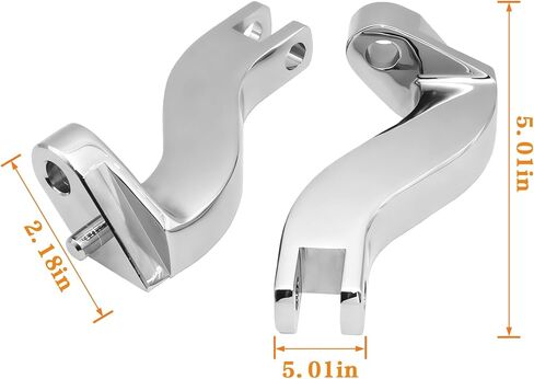 مجموعات تثبيت دعامة قدم الركاب الخلفي من الكروم لموديلات Harley Road King/Road Glide/Street Glide/Electra Glide/Touring FLHT/FLHR/FLTR/FLHX 1993-2025 in Kuwait