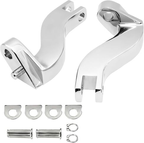 مجموعات تثبيت دعامة قدم الركاب الخلفي من الكروم لموديلات Harley Road King/Road Glide/Street Glide/Electra Glide/Touring FLHT/FLHR/FLTR/FLHX 1993-2025 in Kuwait