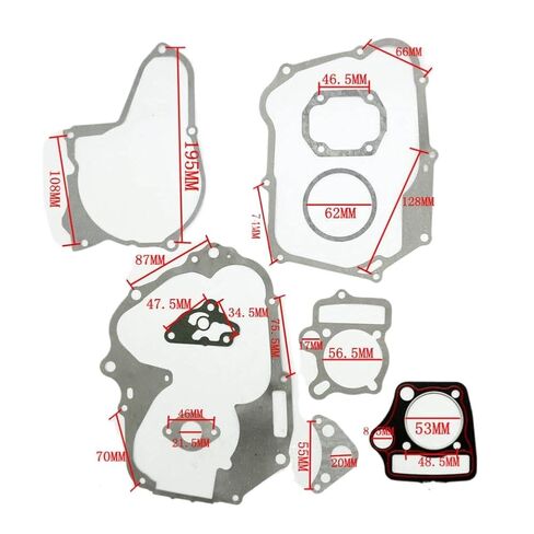 Engine Head Cylinder Stator Clutch Intake Gasket Set for 110cc Horizontal Engine ATV Dirt Bike Go Kart Quad in Saudi Arabia