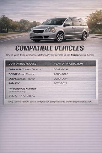 Pair 513273 Front Wheel Bearing Hub Assembly, Fit for Dodge Grand Caravan 2008-2020, for Chrysler Town & Country 2008-2016, for VW Routan 2009-2011, for Ram C/V 2012-2015, 5 Lugs w/ABS in Kuwait