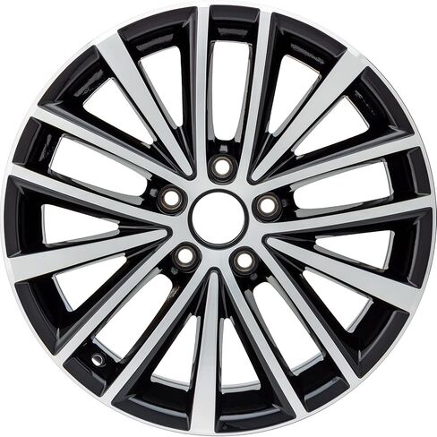 حافة عجلة جديدة من سبائك الألومنيوم مقاس 17 × 7 بوصة مقاس 17 بوصة لسيارة VW Volkswagen Jetta 2011 2012 2013 2014 2015 2016 | ALY69910U45N | Direct Fit - مواصفات مخزون OE in Saudi Arabia