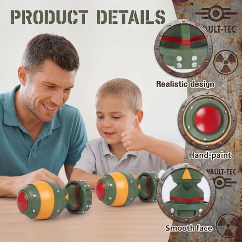 تمثال القنبلة النووية، سلعة Fall Out Mini Nuke - ديكور دعائم قابل للجمع، هدية فريدة للاعبين والمشجعين من الرجال في عيد الحب، وأعياد الميلاد، وعيد الفصح in Kuwait