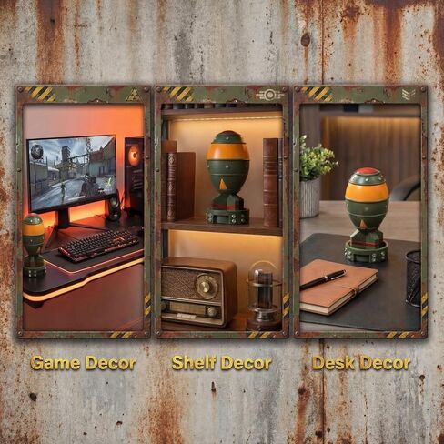 تمثال القنبلة النووية، سلعة Fall Out Mini Nuke - ديكور دعائم قابل للجمع، هدية فريدة للاعبين والمشجعين من الرجال في عيد الحب، وأعياد الميلاد، وعيد الفصح in Kuwait