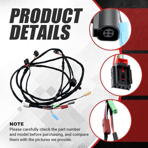 Left Rear Trunk Lid Wiring Harness Compatible with VW with Passat CC 2010-2017 Replace for 3C8971182J in Saudi Arabia