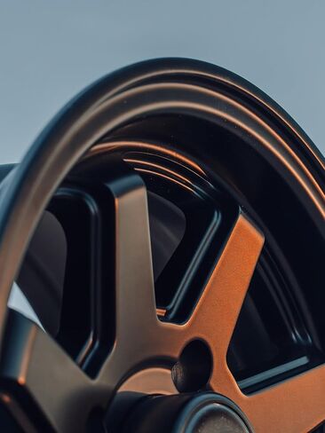 RockTrix RT116 12x7 ATV Wheels 4x110 Matte Black 5+2 Offset, Includes 10x1.25 Nuts, 12 Inch Rims for IRS Compatible with Honda Rancher Rincon, Fits Yamaha Grizzly Kodiak Rhino, Fits Suzuki King Quad in Saudi Arabia