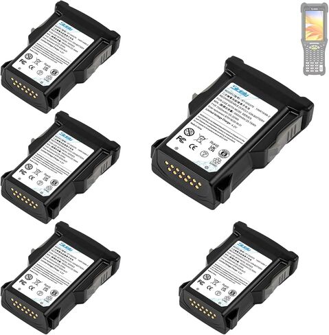 5 عبوات بديلة لبطارية 7000 مللي أمبير BT-000370، لـ Zebra MC93 MC9300 MC9400 MC9401 MC930B MC930P MC93N0-G BT-000370 BT-000371 BTRY-MC93-FRZ-01 BTRY-MC93-STN-01 ماسح الباركود. in Kuwait