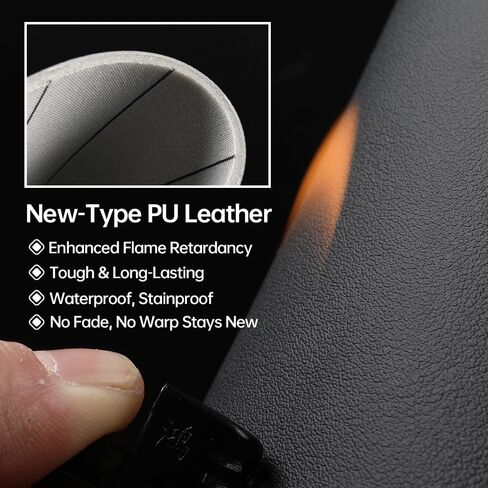 1P لسيارة Toyota RAV4 2019-2026 غطاء وحدة التحكم المركزية للسيارة وسادة مسند الذراع مقاومة للاهتراء من جلد البولي يوريثان مقاوم للماء ومقاوم للبقع 5 سم إسفنجة عالية المرونة تخفف من تعب الذراع تتوافق مع النمط الأصلي للمركبة in Kuwait