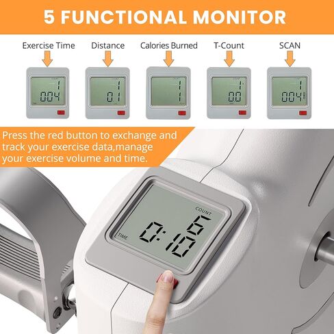 دراجة تمرين صغيرة بدواسة للساق والذراع، تمرين استعادة الدراجة، دراجة محمولة منخفضة المقاومة in Kuwait