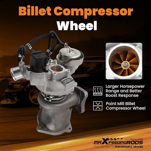 maXpeedingrods KP39 Turbo Turbocharger, for Ford Escape 2013-2016 Fiesta 2014-2019 Fusion 2013-2014, for Transit Connect L4 EcoBoost 1.6L, with Billet Compressor Wheel, 54399700144, Street JD Series in Saudi Arabia