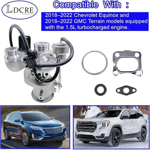 12685688 Turbo Turbocharger Compatible with Chevy Equinox 2018-2022, Compatible with GMC Terrain 2018-2022, Replaces 25206073 12699230 12685688 12679699 847-1653 4918004160 12679399 in Saudi Arabia