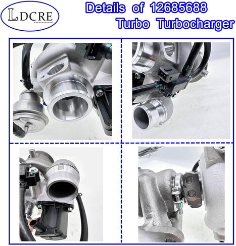 12685688 Turbo Turbocharger Compatible with Chevy Equinox 2018-2022, Compatible with GMC Terrain 2018-2022, Replaces 25206073 12699230 12685688 12679699 847-1653 4918004160 12679399 in Saudi Arabia