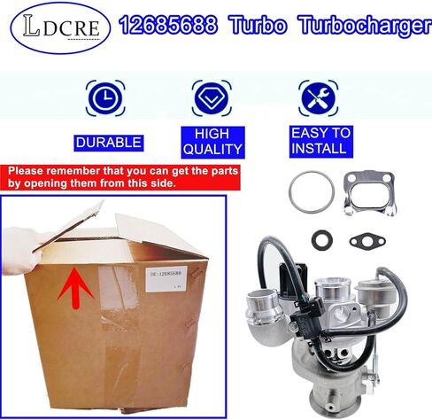 12685688 Turbo Turbocharger Compatible with Chevy Equinox 2018-2022, Compatible with GMC Terrain 2018-2022, Replaces 25206073 12699230 12685688 12679699 847-1653 4918004160 12679399 in Saudi Arabia