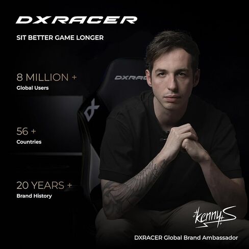 وسادة كرسي ألعاب مكتب DXRacer وسادة مقعد جل للجلوس لفترة طويلة، وسائد جل تبريد السيارة لتخفيف الضغط للقيادة الطويلة (أسود) in Kuwait
