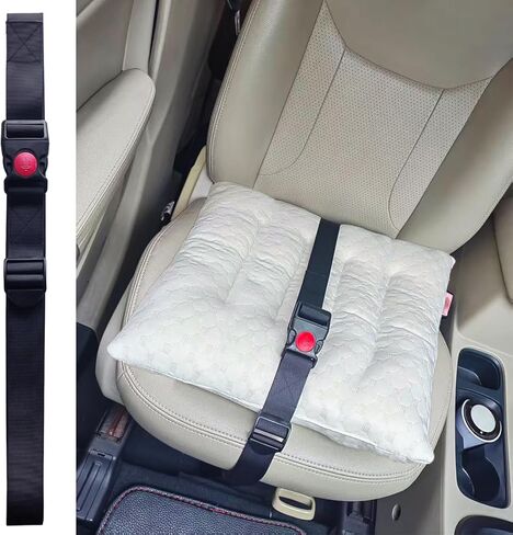 حزام تثبيت وسادة مقعد قابل للتعديل مضاد للانزلاق، تثبيت الوسائد أو السيارة على المقعد، يمنع الحركة أثناء الاستخدام، ويخفف ضغط البطن in Kuwait