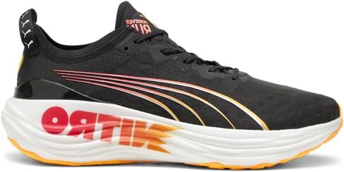 PUMA Foreverrun Nitro Black White 10 B (M) in Saudi Arabia