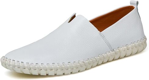 Men's Driving Loafers Leather Casual Slip On Shoes in Saudi Arabia