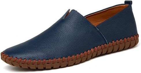 Men's Driving Loafers Leather Casual Slip On Shoes in Saudi Arabia