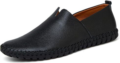 Men's Driving Loafers Leather Casual Slip On Shoes in Saudi Arabia