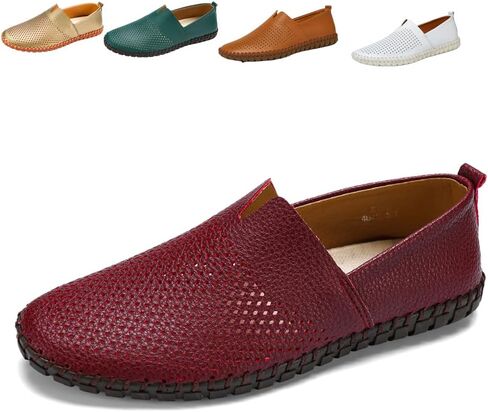 Men's Driving Loafers Leather Casual Slip On Shoes in Saudi Arabia