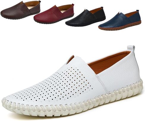 Men's Driving Loafers Leather Casual Slip On Shoes in Saudi Arabia