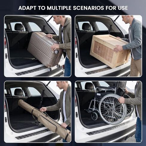 واقي ممتص الصدمات الخلفي من الفولاذ المقاوم للصدأ يناسب 2021-2026 Jeep Grand Cherokee L، ملحقات غطاء واقي عتبة الباب الخارجي، فضي قطعة واحدة، 2022 2023 2024 2025 in Kuwait