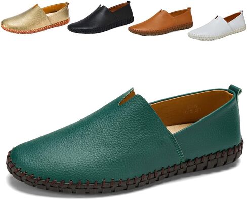 Men's Driving Loafers Leather Casual Slip On Shoes in Saudi Arabia