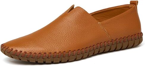 Men's Driving Loafers Leather Casual Slip On Shoes in Saudi Arabia