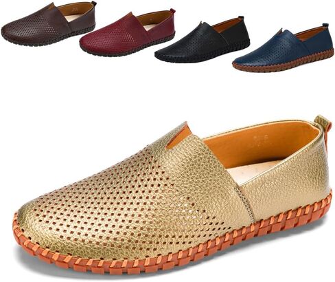 Men's Driving Loafers Leather Casual Slip On Shoes in Saudi Arabia