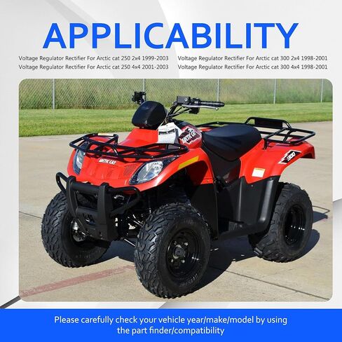 HiSport 32800-05300 منظم الجهد الكهربائي متوافق مع قطة القطب الشمالي 250 2x4 1999، 2000، 2001، 2002، 2003 4x4 2001، 2002، 2003 300 2x4 1998، 1999، 2000، 2001 4x4 1998، 1999، 2000، 2001 in Saudi Arabia