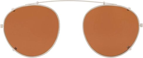 Oliver Peoples TK-1 CLIP OV 1274TC إطار نظارة للجنسين باللون الفضي/البرسيمون 47/22/145 in Saudi Arabia