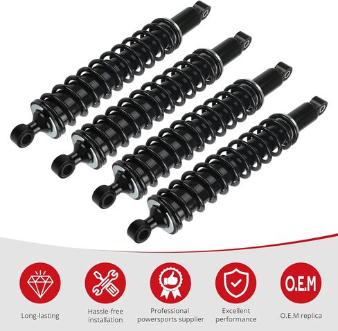 JAVIK 4Pcs Front & Rear Shocks Absorber For Honda Foreman 500 TRX500FM TRX500FE 2005-2009 2011 O.E.M# 52400-HP0-A02 51400-HP0-A02 in Saudi Arabia