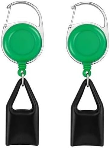 2pcs Retractable Lighter Leash, Lighter Holder Keychain with Clip Retractable Keychain for Fishing Hiking in Kuwait