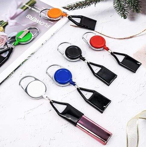 2pcs Retractable Lighter Leash, Lighter Holder Keychain with Clip Retractable Keychain for Fishing Hiking in Saudi Arabia